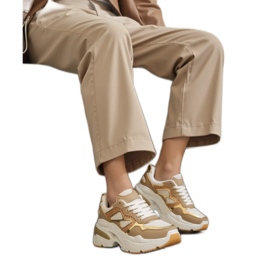 Baskets glam khaki vert