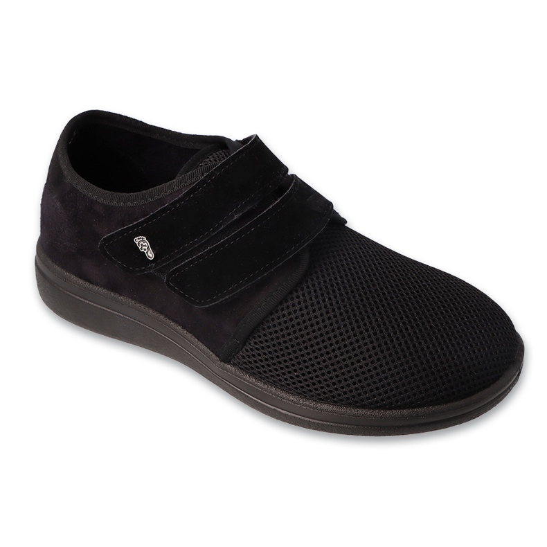 Dr.ORTO Befado chaussures pour hommes avec Velcro, pu 074M004, noir le noir