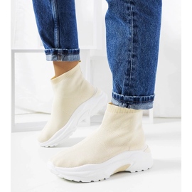 D/GMR Baskets montantes beiges Melissa