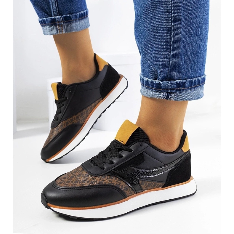 D/GMR Baskets Chiara noires pour femme le noir D/GMR Baskets Chiara noires pour femme le noir