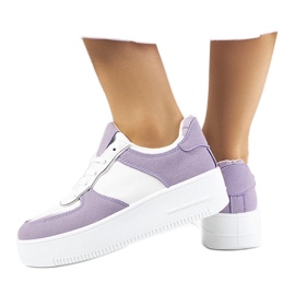 D/GMR Baskets femme Isotta violettes