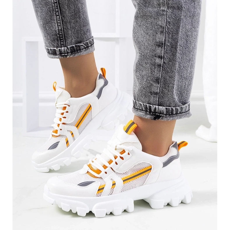 D/GMR Baskets blanches femme Bernier