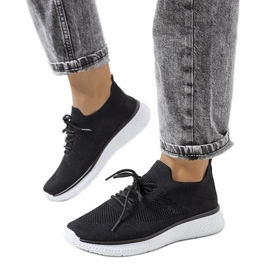 D/GMR Baskets de sport noires Michael's