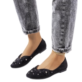 D/GMR Ballerines noires coupe Halah