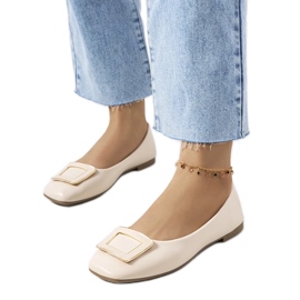 D/GMR Ballerines Purvis beiges