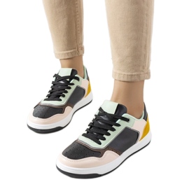 D/GMR Baskets noires de Lindon le noir