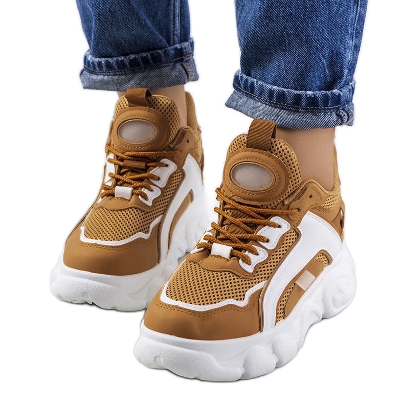 D/GMR Baskets Bonina femme marron brun