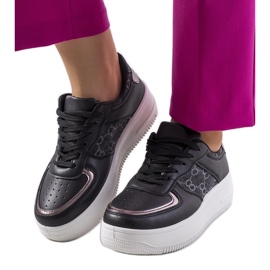 D/GMR Baskets noires pour femmes de Luzia le noir