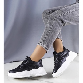 D/GMR Baskets noires sur semelle Lorene massive le noir D/GMR Baskets noires sur semelle Lorene massive le noir