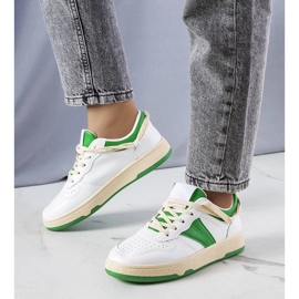 D/GMR Baskets femme Marcella vertes blanc