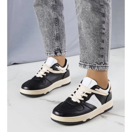 D/GMR Baskets femme Marcella noires beige