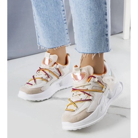 D/GMR Baskets beiges en tissu mélangé de Traci D/GMR Baskets beiges en tissu mélangé de Traci