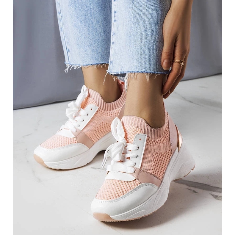 D/GMR Baskets compensées roses Ann