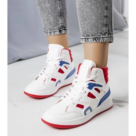 D/GMR baskets montantes blanches Marjorie