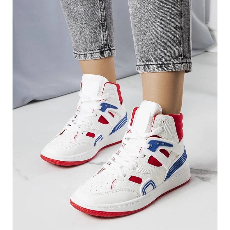 D/GMR baskets montantes blanches Marjorie