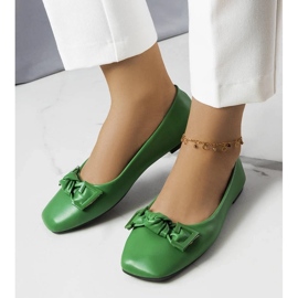 D/GMR Ballerines vertes à nœud Tabitha