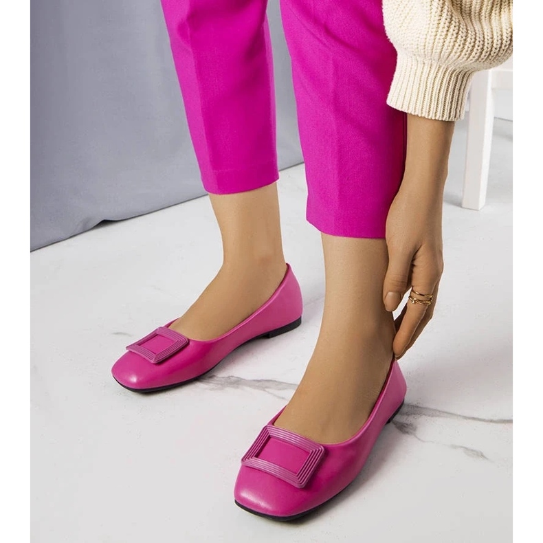 D/GMR Ballerines roses à boucle Sheller