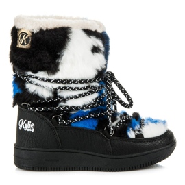 Kylie Bonhommes de fourrure bleu Kylie Bonhommes de fourrure bleu
