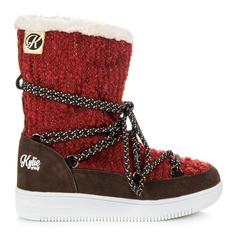 Kylie Bottes d'hiver rouge Kylie Bottes d'hiver rouge