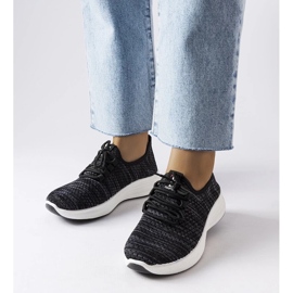 D/GMR Baskets en tissu noir de Tommaso le noir