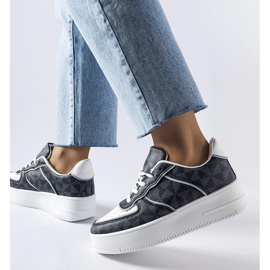 D/GMR Baskets noires ornées du monogramme Sands