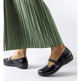 D/GMR Ballerines Oakland noires le noir