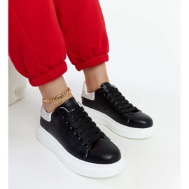 D/GMR Baskets noires sur la plate-forme Goe JJ2N4052