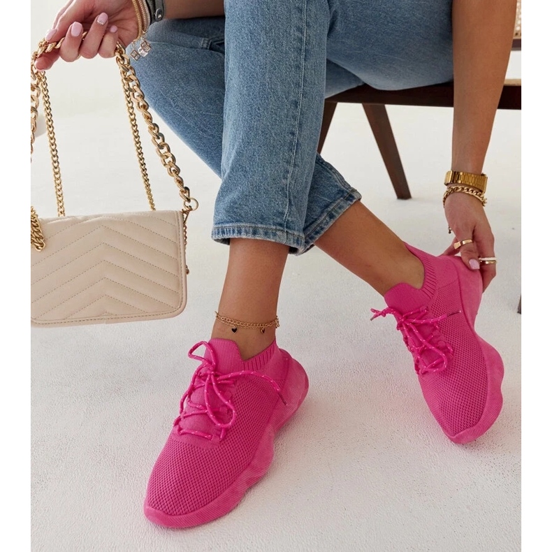 D/GMR Baskets de sport Roshni rose foncé