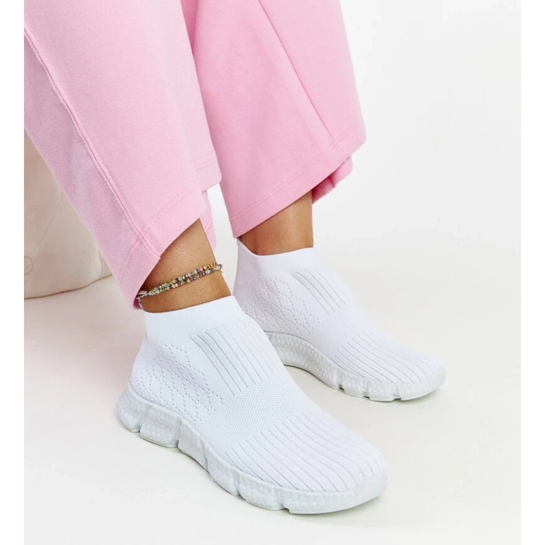 D/GMR Baskets de sport légères blanches de Vaclav