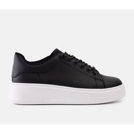 D/CEO Baskets noires avec décoration Asmait accrocheuse le noir