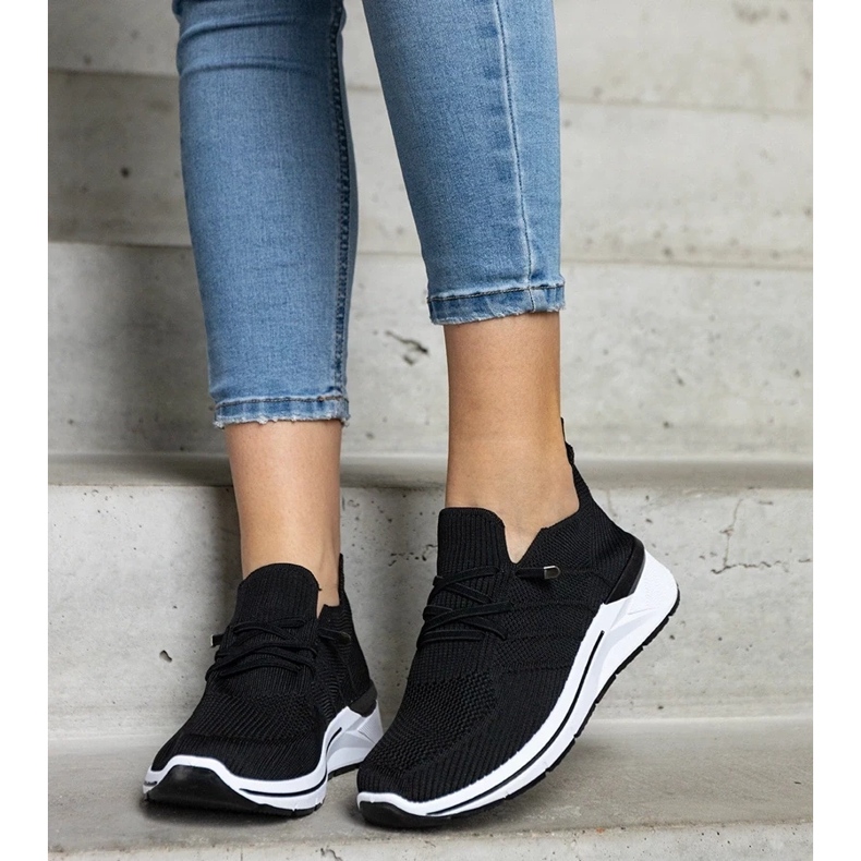 D/CEO Baskets à enfiler Gaberla noires le noir
