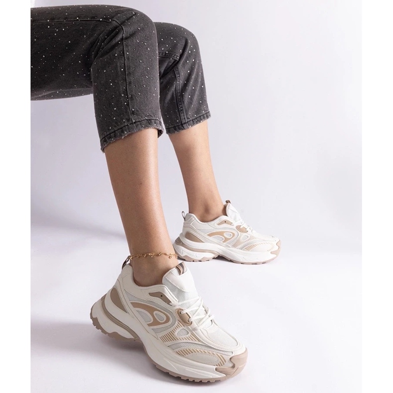 D/CEO Baskets de sport blanches pour femmes par Limon D/CEO Baskets de sport blanches pour femmes par Limon