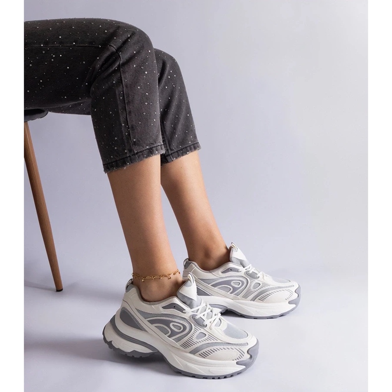 D/CEO Baskets de sport grises pour femmes de Limon