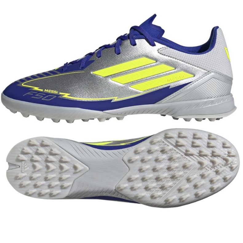 Adidas F50 League Messi TF IH0919 Bleu argenté Adidas F50 League Messi TF IH0919 Bleu argenté