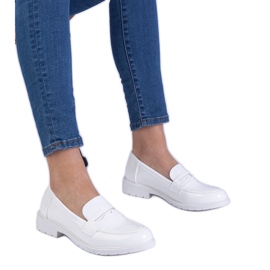 Chaussures blanches pour femmes peintes Chaussures blanches pour femmes peintes