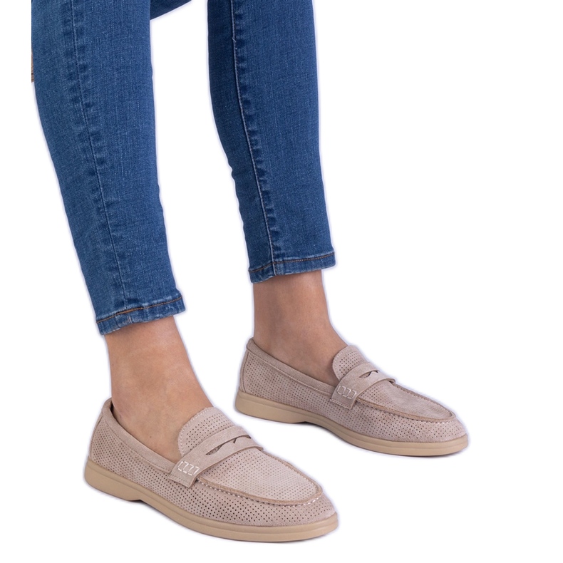 Brown Classic Openwork Mandis d'Ekozamsz brun