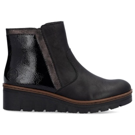 Bottes noires Rieker X9150-00 pour femmes