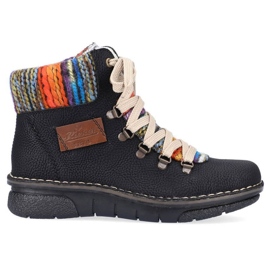 Bottes noires Rieker 73343-0 femmes