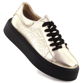 Chaussures pour femmes sur la plate-forme Filippo PAW546B doré