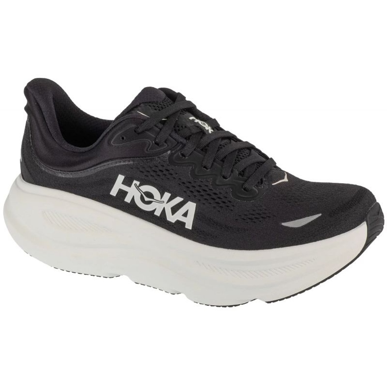 Chaussures de course Hoka M Bondi 9 1162011-BWHT Black le noir