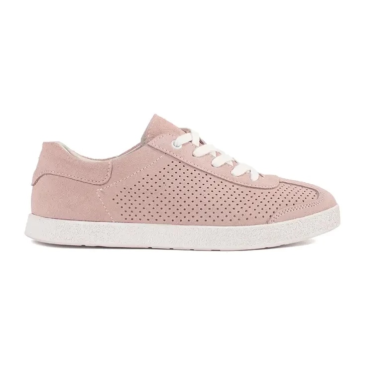 Goodin Baskets ouvertes en rose clair en cuir naturel Goodin Baskets ouvertes en rose clair en cuir naturel