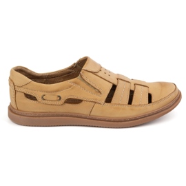 Polbut Chaussures en cuir openwork 06 pour Summer Beige