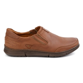 Polbut Chaussures en cuir J51 Camel brun