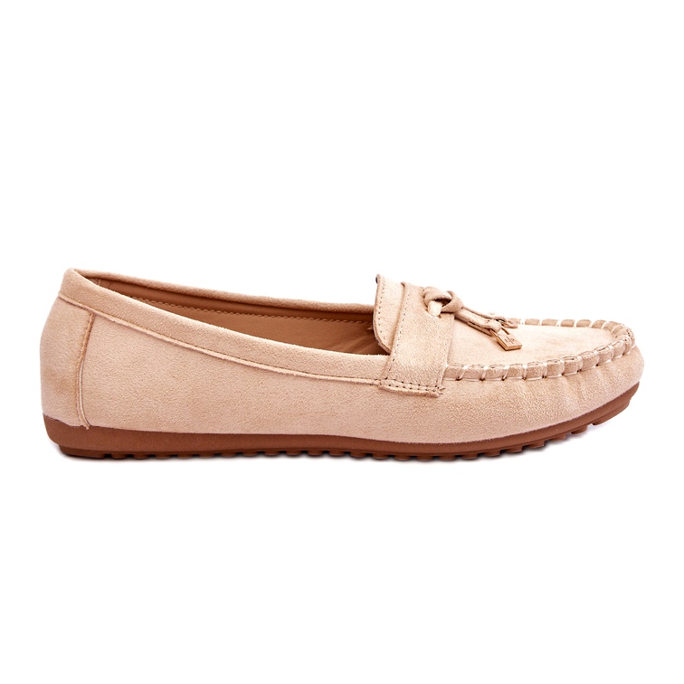 Seastar Mocassins beige en daim féminin