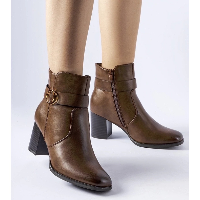 D/CEO Bottines isolées marron de Muscoline brun