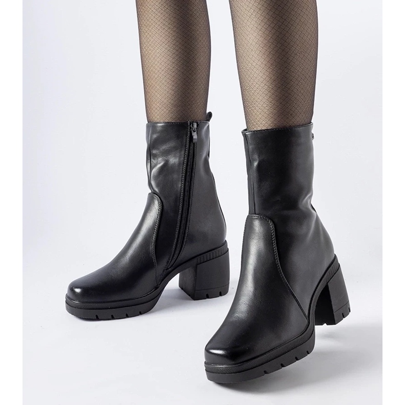 D/CEO Bottines isolées noires d'Agordino le noir