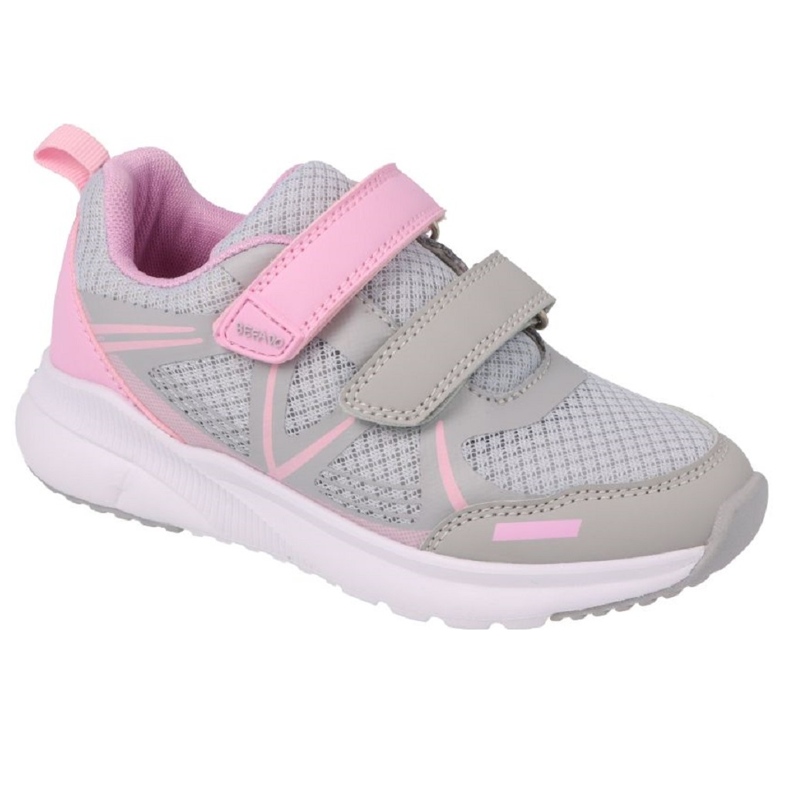 Chaussures de sport pour enfants de Befado pour Velcro 516y404-rose gris