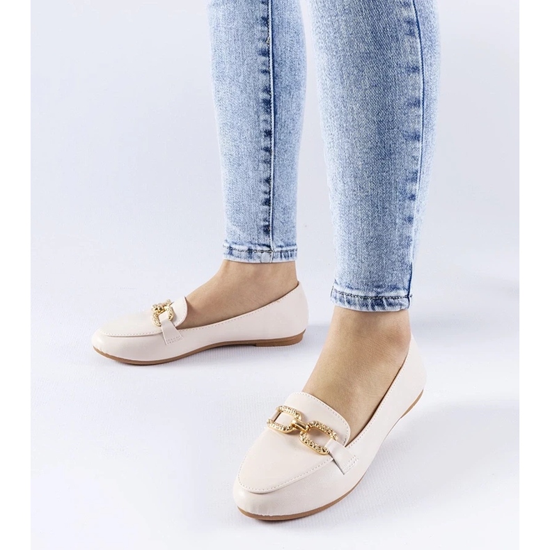 D/CEO Mocassins à boucles beiges de Sovera