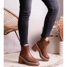 D/CEO Bottines marron de Lidea brun