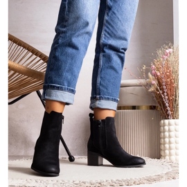D/CEO Bottines à talons hauts Sabriya noires le noir